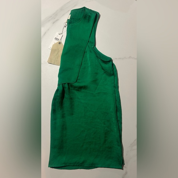 Maeve by Anthropologie Women's Silky Sleeveless Blouse Top Bright Green
Size 2 - Picture 3 of 7